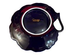 Antika fransız limoges porselen sunumluk 14,5 cm çapında