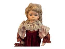 Antika porselen bebek 50 cm yüksekliğinde