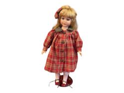 Antika porselen bebek 42 cm yüksekliğinde