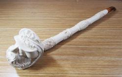 EsKi DEV BoY HEYKEL BaŞLı LÜLE TAŞI PİPO....