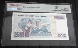 PMG SERTİFİKALI 7. EMİSYON 250 BİN LİRA