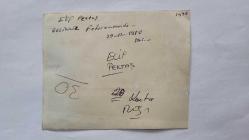 ELİF PEKTAŞ'IN ORİJİNAL FOTOĞRAFI  - 15 x 12 cm EBADINDA  - ELİF PEKTAŞ, FOTOROMAN ÇEKİMLERİNDE GELİNLİKLEYKEN ÇEKİLMİŞ BİR KARE (AÇIKLAMAYI OKUYUNUZ) 1980