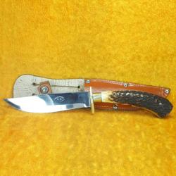 VINTAGE DERİ KILIFINDA ÖZEL EL YAPIMI AV BIÇAĞI KAMA