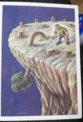 Muhittin köroğlu- çevre temalı kartpostal