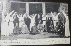 mevlevi dervişler kartpostal