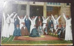 mevlevi dervişler kartpostal