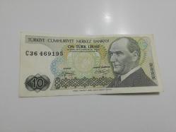 7.EMİSYON 10 TÜRK LİRASI ÇİL ALTI SERİ C36 469195