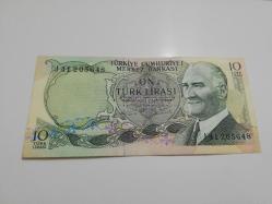 6 EMİSYON 10 TÜRK LİRASI ÇİL ALTI SERİ I41 205648