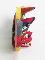 Sri Lanka Geleneksel Naga Raksha Maskesi Naga Tacı El Yapımı Ahşap Ev Dekorasyonu Koleksiyonluk Eşya