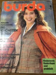 BURDA MODEN EYLÜL 1989 Türkçe klavuzlu ve paftalı