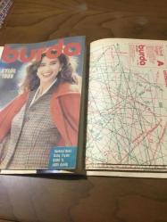 BURDA MODEN EYLÜL 1989 Türkçe klavuzlu ve paftalı