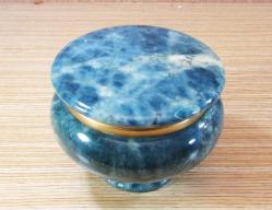 ViNTaGe ALABASTER-KAYMAK TAŞI DeKoRaTiF KUTU...