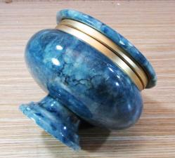 ViNTaGe ALABASTER-KAYMAK TAŞI DeKoRaTiF KUTU...