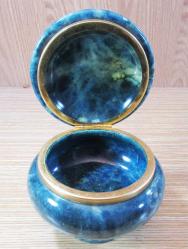 ViNTaGe ALABASTER-KAYMAK TAŞI DeKoRaTiF KUTU...