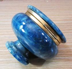 ViNTaGe ALABASTER-KAYMAK TAŞI DeKoRaTiF KUTU...