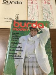 BURDA MODEN EYLÜL 1984 Türkçe klavuzlu ve paftalı