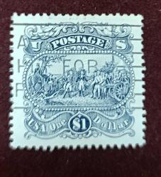 ABD Damgalı pul_ 1 USD tek pul tam seri