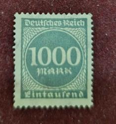 Almanya Reich 1922- damgasız pul
