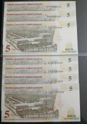 8. EMİSYON HARF TAKIMI 5 YTL ÇİL KONDİSYONDA