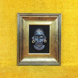 AFRİKALI SAVASÇI MASK ÇERÇEVELİ TABLO