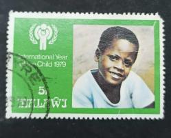 Malawi_ 1979 Dünya Çocuk Yılı_damgalı pul