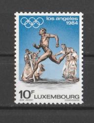 1984 Lüksemburg Los Angeles Olimpiyat Oyunları Tam Seri MNH