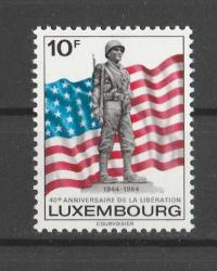 1984 Lüksemburg II. Dünya Savaşı'ndan Kurtuluşun 40. Yıldönümü TAM SERİ MNH