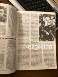 nokta dergisi 15  kasım 1987   sayı   45   yıl  5  (sinema kitap müzik sol aşkı keşfediyor spor toto brezilya çocuk fahişeler rambo batuvan aşireti pkk tuvalet alışkanlıkları ozon deliği aydın menderes)