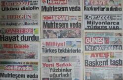 ALPARSLAN TÜRKEŞ'in Vefatı Haftası Gazeteleri