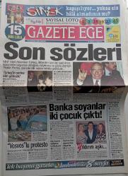 Gazete Ege Gazetesi 06.04.1997