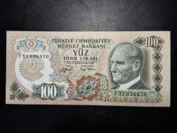 6. EMİSYON 100 TÜRK LİRASI  F 32 036420 ÇİL(++) TCB 5931