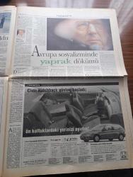Pazar Postası Gazetesi - Turkish Newspaper - 17 Aralık 1994 - Sayı 52 - Bismillahirrahmanirrahim demokrasi yazan Cengiz Kuşçuoğlu - Tansu Çiller karikatür çizen Ercan Akyol - kavramlar bu kadar zor mu yazan Ömer Servet - Osmanlı faktörü yazan Taha - Sabancı'nın finansman şirketi - Lada 4x4 - 1995 ne kriz ne de kurtuluş yazan Şeref Oğuz - Fethullah Gülen hoca ve işbitirici gazeteci - Sosyal Demokratların yeni dünya görüşü tartışılıyor - bağımsız İstanbul milletvekili Ertuğrul Günay meclisin solu sağdır - SHP İstanbul milletvekili Ercan Karakaş sol bitmemiştir - insan hakları evrensel bir kavram oldu yazan Sami Kohen - Avrupa sosyalizminde yaprak dökümü yazan Dinçer Güner - İstanbul bir düş-tü yazan Burçak Evren - Londra sinemalarından 2 yazan Ahmet Mithat - Balkan Naci İslimyeli resim sergisi - politikacı Yazar İsmail Cem Türkiye sonu nereye gitmiyor söyleşi Naki Özkan - yeni çıkan kitaplar - Sina Akşin şeriatçı bir ayaklanma 31 Mart olayı İmge kitapevi - Nüshet Göksun yeni yapıtları