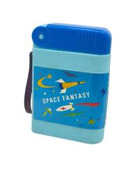 2000'ler Space Fantasy Baskılı Plâstik Su Matarası