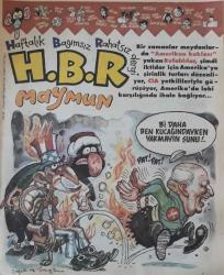 HBR MAYMUN SAYI : 22 - KARİKATÜR MİZAH DERGİSİ - MADEM ÖYLE İŞTE HABÜLE - GİDER AYAK - BİZ BIYIKSIZLAR - SIDIKA - İLİŞKİLER