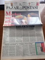 Pazar Postası Gazetesi - Turkish Newspaper - 25 Haziran 1994 - Sayı 27 - merkez sağda nikah telaşı yazan Cengiz Kuşçuoğlu - Başbakan Tansu Çillerden ANAP içerisindeki AP'lilere DYP çatısında birleşme çağrısı - İsveçli diplomattan Avrupa'da İslam PKK İslami terör kitabı - vatandaş Çiller'e nasıl güvenecek yazan Fikret Bila - Kürt sorununa Türk formülü sopa illa da sopa - bilgi çağında ekonomi yazan Taha Akyol - dünyada tekrar klasik liberalizme dönüş ve Türkiye yazan Kazım Berzeg - Isuzu - işsizlik kabusu kapıda yazan Şeref Oğuz - anayasa değişikliği 24. Maddede tıkandı - egemenlik Allah'ın değil halkındır - Minör suçlar majör suçlar 2 yazan Mehmet Ali Kılıçbay - uzaklardan gelen nükleer tehlike yazan Sami Kohen - Kuzey Kore kapalı kutu - Güneş kaybolur Yağmur iner Wimbledon başlar yazan Dinçer Güner - çağımızın özeti kısacık tarihidir oyuncular işte onlardan biri Uğur Polat yazan Deniz Yüce - sinema yasası yazan Burçak Evren - Jimi Hendrix Curtis Mayfield saygı ve sevgi şöleni
