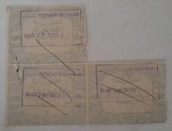 İSTANBUL TAYYARE CEMİYETİ MAKBUZ  5 KURUŞLUK  MAKBUZLAR