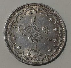 1327 - 4   Mehmed Reşad Gümüş 5 Kuruş   ÇA