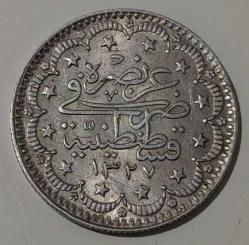 1327 - 4   Mehmed Reşad Gümüş 5 Kuruş   ÇA