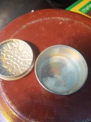 Gümüş mineli enfiye kutusu