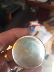 Gümüş mineli enfiye kutusu