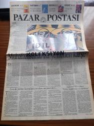 Pazar Postası Gazetesi - Turkish Newspaper - 12 Mart 1994 - Sayı 12 - muhafazakarlar Refah Partisine neden karşı yazan Nihal Mete - dolar ve seçim yazan Fikret Bila - Asya kaplanlarının neoliberalizm coşkusu yazan Canan Barlas - şeyhülislamlıktan diyanete yazan Hikmet Özdemir - çok hukuk tartışması yazan Taha Akyol - Tansu Çiller yargılanacak mı yazan Ömer Servet - Sabancı yeni yatırımları durdurdu - hazine meteliğe kurşun atıyor yazan Şeref Oğuz - Türkiye Müslümanları ve demokrasi yazan Ruşen Çakır - taklitçilik üzerine yazan Mehmet Ali Kılıçbay - Şark meselesinin son halkası PKK yazan Nilüfer Yalçın - Bosna dramında umut perdesi yazan Sami Kohen - çirkin ama çekici Gerard Depardieu yazan Serhat Ayan - yeni çıkan kitaplar - Türkiye'de on yılın caz panoraması - Kazakistan ABD gizli petrol yolu haritası - Petrol güzergahında Türkiye yok  - süperler dönüyor yazan Dinçer Güner - Yeltsin doktrini - Boşnak Hırvat federasyonu planı - Bir GATE'den öbürüne yazan Hüseyin Baş - Cezayir sendromu