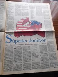 Pazar Postası Gazetesi - Turkish Newspaper - 12 Mart 1994 - Sayı 12 - muhafazakarlar Refah Partisine neden karşı yazan Nihal Mete - dolar ve seçim yazan Fikret Bila - Asya kaplanlarının neoliberalizm coşkusu yazan Canan Barlas - şeyhülislamlıktan diyanete yazan Hikmet Özdemir - çok hukuk tartışması yazan Taha Akyol - Tansu Çiller yargılanacak mı yazan Ömer Servet - Sabancı yeni yatırımları durdurdu - hazine meteliğe kurşun atıyor yazan Şeref Oğuz - Türkiye Müslümanları ve demokrasi yazan Ruşen Çakır - taklitçilik üzerine yazan Mehmet Ali Kılıçbay - Şark meselesinin son halkası PKK yazan Nilüfer Yalçın - Bosna dramında umut perdesi yazan Sami Kohen - çirkin ama çekici Gerard Depardieu yazan Serhat Ayan - yeni çıkan kitaplar - Türkiye'de on yılın caz panoraması - Kazakistan ABD gizli petrol yolu haritası - Petrol güzergahında Türkiye yok  - süperler dönüyor yazan Dinçer Güner - Yeltsin doktrini - Boşnak Hırvat federasyonu planı - Bir GATE'den öbürüne yazan Hüseyin Baş - Cezayir sendromu