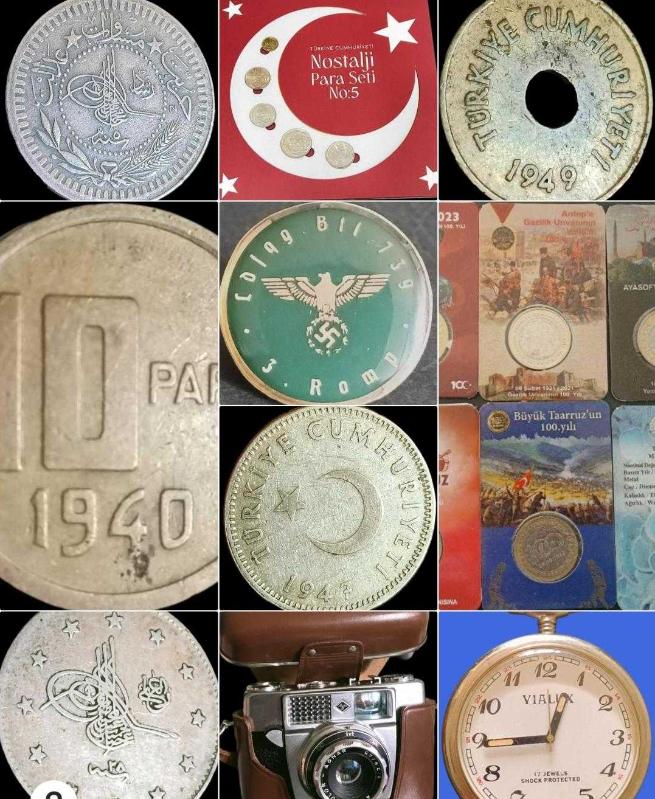 Karma Antika obje ve Numismatik Karışık Koleksiyon