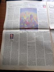 Pazar Postası Gazetesi - Turkish Newspaper - 11 Mart 1995 - Sayı 64 - Başbakan Tansu Çiller Pazar Postası için yazdı avrupalılaşma mücadelemiz şimdi başlıyor - Yeni avrupalılık yazan Canan Barlas - Türkiye Avrupa'nın neresinde yazan Murat Belge - Anti Gümrük Birliği Lobisi yazan Ömer Servet - Tanzimat ve tarih bilinci yazan Taha Akyol - İstanbul Rum Ortodoks patrikhanesi ve Dışişleri bakanlığı yazan Elçin Macar - Bakırköy belediye başkanı Ali Ralip Özdemir sessiz ve derinden gidiyor - Sabancı'nın prensesleri - Eski Marksistler ve liberalizm yazan Atilla Yayla - Gümrük Birliği anlaşması imzalandı ve geri sayım başladı yazan Şeref Oğuz - İbrahim Kaboğlu işkencenin önlenmesi gereklidir - Tuncay Mataracı ve Refah Partisi - sanatçı Zülfü Livaneli yasakların nedeni halka güvenmemektir - Batı şimdi Türkiye'ye farklı bakıyor yazan Sami Kohen - Rusya'da mafya gölge iktidar yazan Dinçer Güner -Nilhan Sesalan Yüzsever heykel İlhan Şen resm sergisi - İlhan Kesici söyleşi Zeynep Çetinkaya