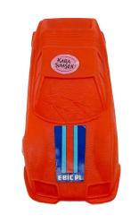 1980's Türk Malı Ebiç Üfleme Plâstik Oyuncak Telli Kara Şimşek Araba