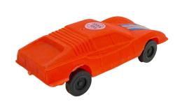 1980's Türk Malı Ebiç Üfleme Plâstik Oyuncak Telli Kara Şimşek Araba