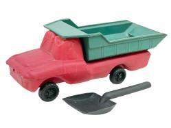 1970's Üfleme Plâstik Büyük Boy Oyuncak Damperli Kamyon
