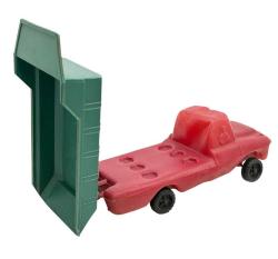 1970's Üfleme Plâstik Büyük Boy Oyuncak Damperli Kamyon