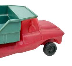 1970's Üfleme Plâstik Büyük Boy Oyuncak Damperli Kamyon