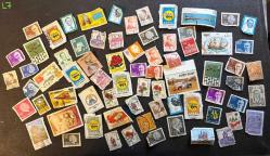 LOT.5 » TÜRKİYE CUMHURİYETİ AĞIRLIKLI DAMGALI KARIŞIK PULLAR LOT HALİNDE M-L7